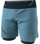 Dynafit - Ultra 2/1 Shorts - Sportbroek - Storm Blue - Slim Fit, Ademend, Met Mesh Binnenbroek