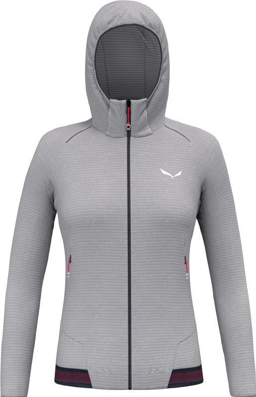 Salewa - Womens Pedroc PolarLite - Fleecevest - Grijs - Met Capuchon