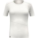 Salewa - Puez Sporty Dry T-Shirt - Wit/Grijs - Sportshirt