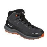 Salewa Kids MTN Trainer 2 Mid PTX Wandelschoenen (Kinderen |zwart/grijs |waterdicht)