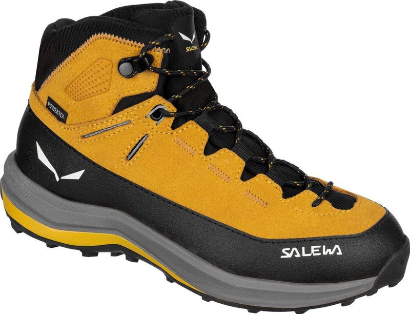 Salewa - Kids Mountain Trainer 2 Mid - Wandelschoen - Gold - Suède Leer
