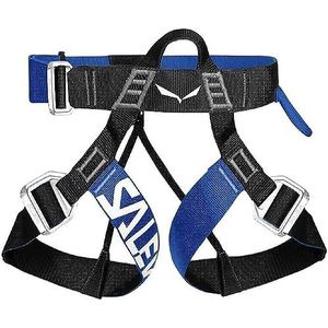 SALEWA Via FERRATA EVO Harness harnas voor volwassenen, uniseks, zwart/blauw (zwart), M/XXL