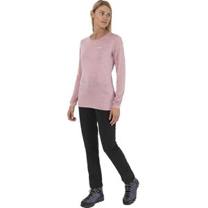 Salewa Puez Melange Dryton Lange Mouwenshirt Roze XS Vrouw