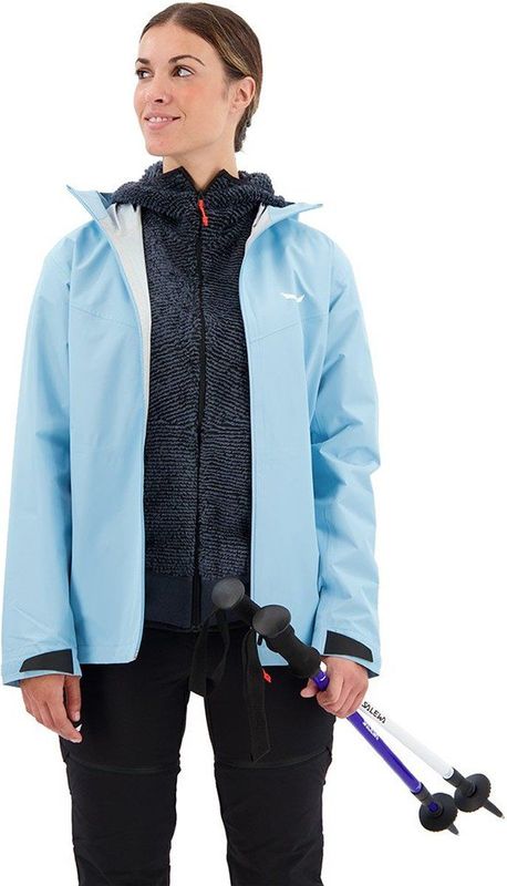 Salewa - Puez Aqua 4 PowerTex - Regenjas - Turkoois - 25L