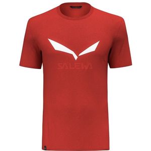 Salewa - Solidlogo - T-shirt - Geen Kleur - Drirelease® Cotton, Anti-bacterieel, Regular Fit