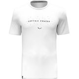 Salewa Pure Snow Cptn Dry T-shirt Met Korte Mouwen Wit S Man