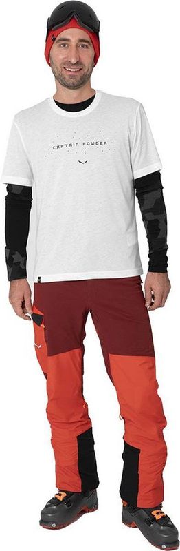 Salewa Pure Snow Cptn Dry T-shirt Met Korte Mouwen Wit S Man