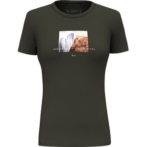 Salewa Pure Design Dry T-shirt Met Korte Mouwen Groen 2XS Vrouw