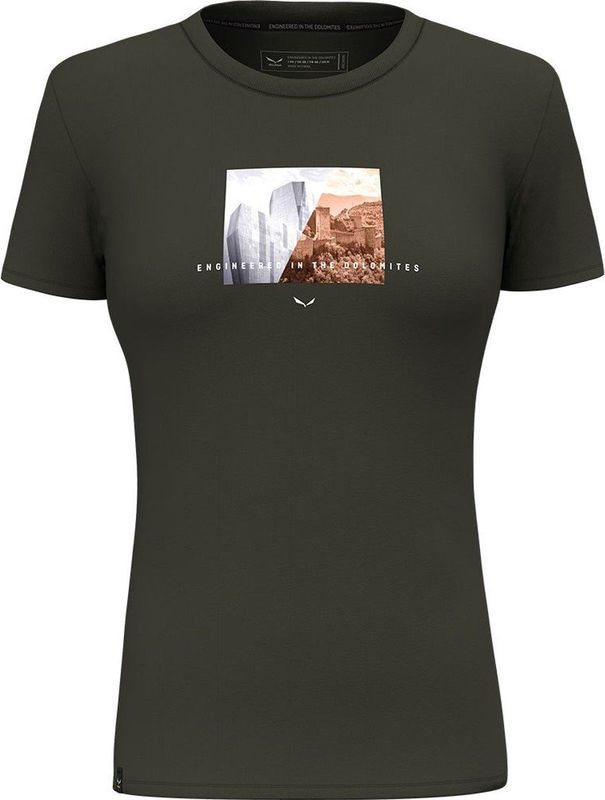 Salewa Pure Design Dry T-shirt Met Korte Mouwen Groen 2XS Vrouw