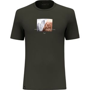 Salewa Pure Design Dry T-shirt Met Korte Mouwen Zwart S Man