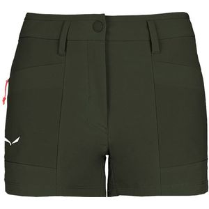 Salewa - Puez Durastretch - Korte Broek - Grijs - Waterafstotend, 4-weg stretch nylon