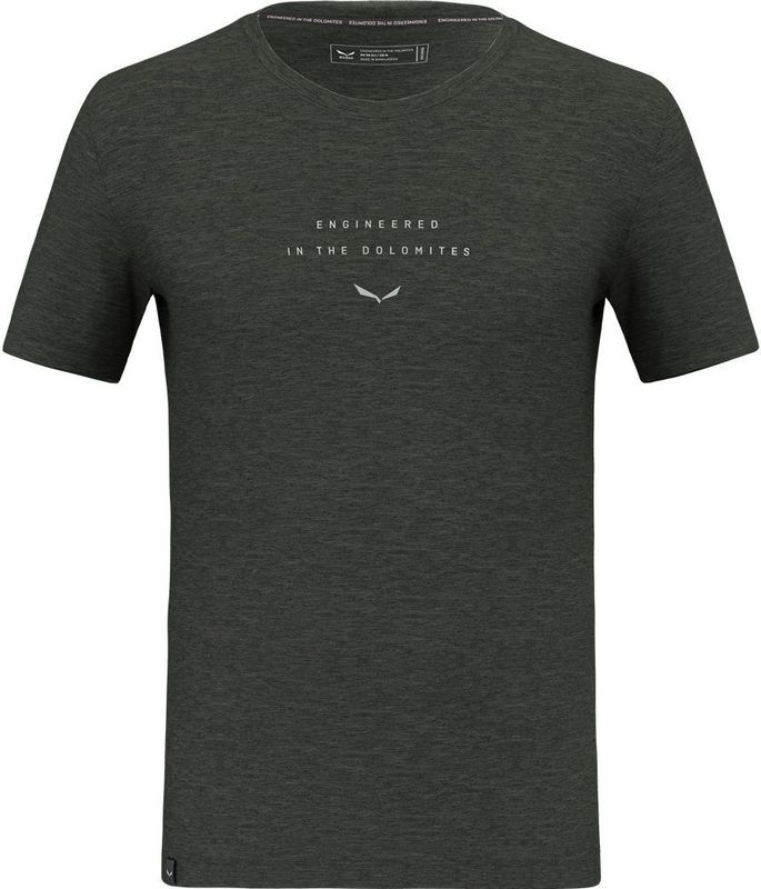 Salewa - Eagle EITD - Merino T-Shirt - Groen - Merinowol