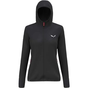 Salewa - Puez Waffle Hyb Pl Hd Softshelljack - Zwart - Polarlite Stretchfleece