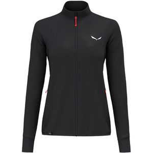 Salewa - Puez Waffle Hybrid PL - Fleecevest - Zwart - 100% Polyester, Duimlussen, Stretch