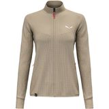 Salewa - Puez Waffle Hyb Pl - Softshelljack - Groen - 100% Gerecycled Polyester