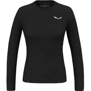 Salewa - Puez Dry T-shirt - Lange Mouwen - Zwart - Synthetisch