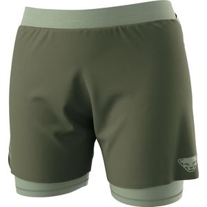 Dynafit - Alpine Pro Hardloopshort - Olijfgroen - 100% Polyester