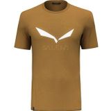 SALEWA - T-shirt - Korte Mouwen - Blauw - Drirelease Katoen