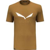 SALEWA - T-shirt - Korte Mouwen - Blauw - Drirelease Katoen