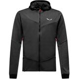 Salewa - Sella Crevasse - Fleecevest - Zwart - Capuchon