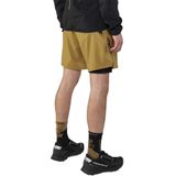 dynafit alpine pro 2 in 1 shorts khaki zwart heren