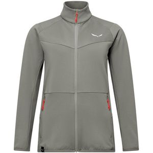 Salewa - Puez Cammino PL Jacket - Fleecevest - Grijs - Materiaal: 95% Polyester, 5% Elastaan