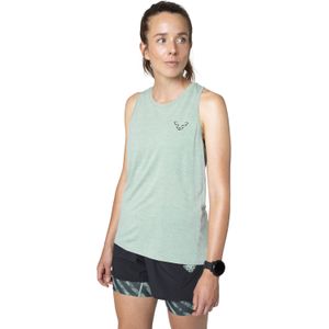 Dynafit - Trail / Running dameskleding - Trail Tank W Jadelite voor Dames - Maat M - Blauw