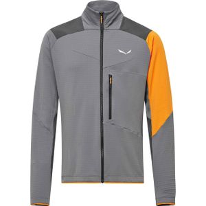 Salewa - NXT PL Jacket - Fleecevest - Grijs - 100% Polyamide, Stretch, Polygiene-behandeling