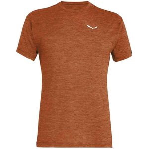 Salewa - Puez Dry T-shirt - Korte Mouwen - Zwart - Ademend Materiaal