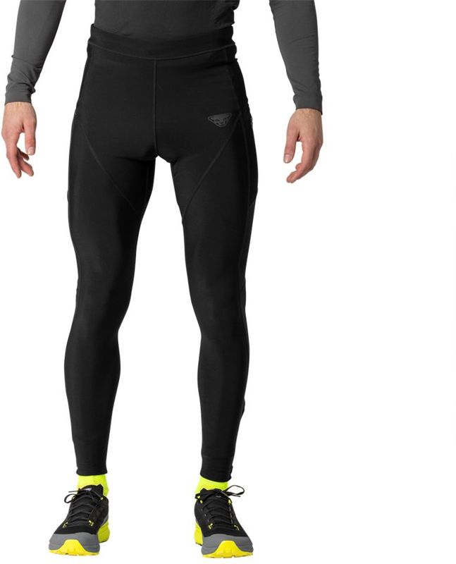 Dynafit - Winter Running Tights - Zwart - Geïsoleerd Stretchmateriaal - Voor Trailrunning
