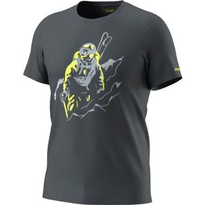 Dynafit - Blacklight Co T-Shirt - Heren T-shirt - Cinder Blacklight - Katoen