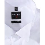 OLYMP - Level 5 - Body Fit Overhemd - Wit - Mouwlengte 7 - Wing Kraag - Strijkvriendelijk