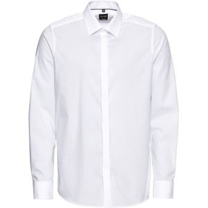 OLYMP - Level 5 - Smoking Overhemd - Spierwit - Katoen - Dubbele Manchetten