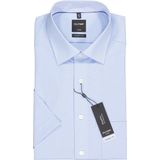 OLYMP - Luxor - Overhemd - Lichtblauw - 100% Katoen - Korte Mouwen