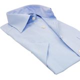 OLYMP - Luxor - Overhemd - Lichtblauw - 100% Katoen - Korte Mouwen