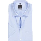 OLYMP - Luxor - Overhemd - Lichtblauw - 100% Katoen - Korte Mouwen