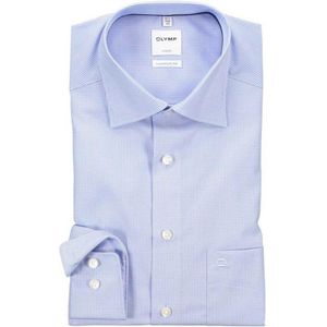 OLYMP - Luxor - Overhemd - Licht Blauw - 100% Katoen - Strijkvrij