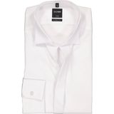 OLYMP - Luxor - Overhemd - Wit - Modern Fit - Mouwlengte 7 - Strijkvrij