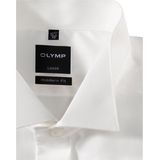 OLYMP Luxor Overhemd - Beige - Mouwlengte 7 - Modern Fit - Popeline