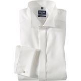 OLYMP Luxor Overhemd - Beige - Mouwlengte 7 - Modern Fit - Popeline