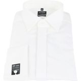 OLYMP - Effen Overhemd - Beige - 100% Katoen - Kent Kraag