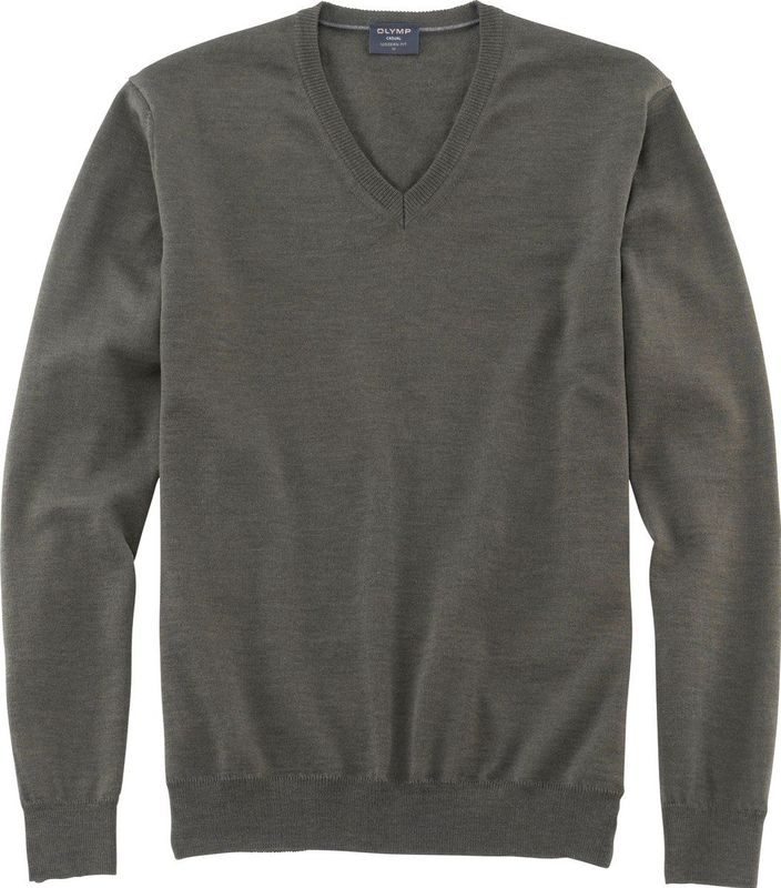 OLYMP - Trui - V-hals - Merinowol - Licht Getailleerd