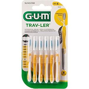 Gum Trav-ler Rager 1.3mm, Geel, 6 Stuk