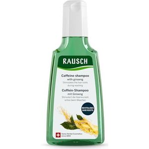 Rausch Ginseng Cafeïne-shampoo (met hoogwaardige extracten van ginseng, guarana, tijgergras en stimulerende cafeïne - veganistisch), per stuk verpakt (1 x 200 ml)