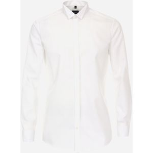 VENTI - Modern Fit - Overhemd - Wit - Strijkvrij - Boordmaat 43