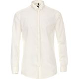 VENTI - Modern Fit - Overhemd - Beige - Strijkvrij