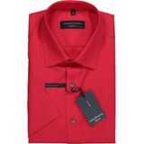 CASA MODA - Comfort Fit - Overhemd - Rood - Strijkvrij - Boordmaat: 39