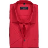 CASA MODA - Comfort Fit - Overhemd - Rood - Strijkvrij - Boordmaat: 39