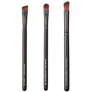 VEGAN LOVE Set van 3 Slant Make-upkwasten + Small Allover + Angled Sculpter