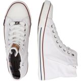 MUSTANG - 4058-504 - Hoge Sneakers - Wit - Textiel